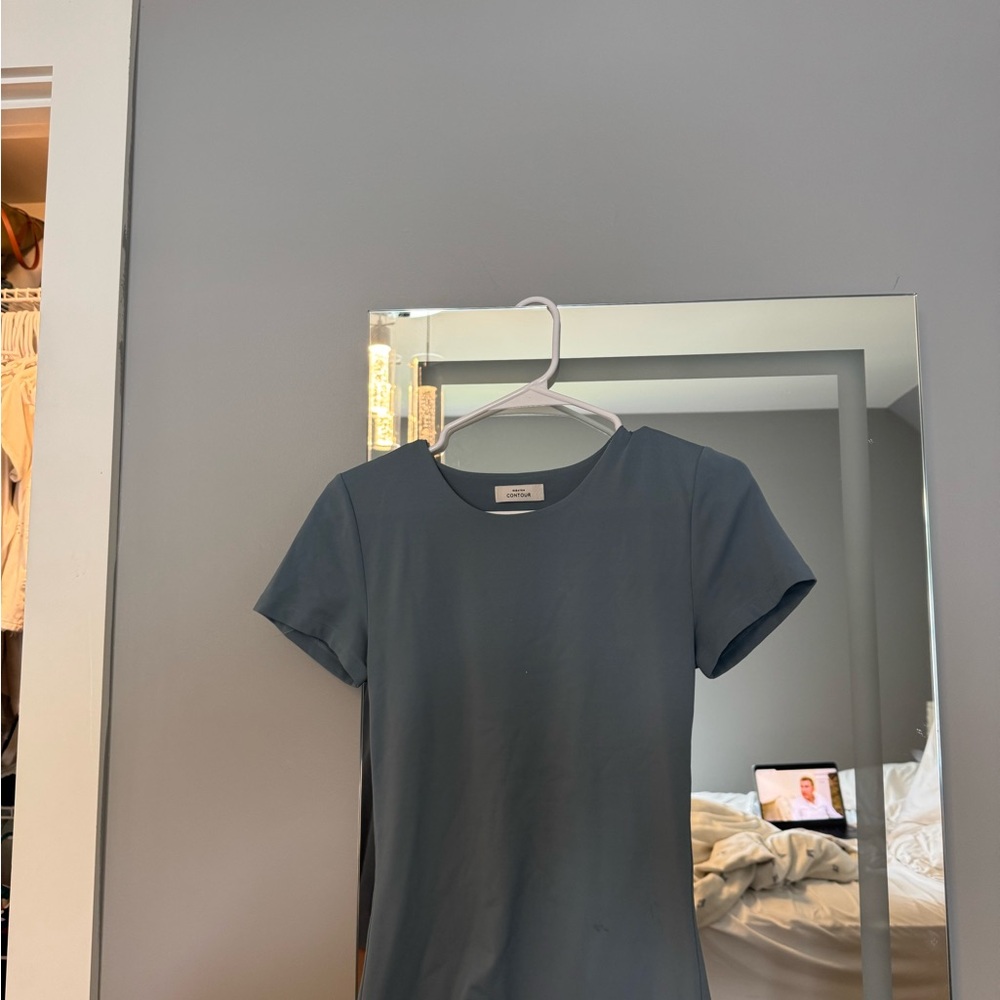 Babaton Aritzia Contour Light Blue Top